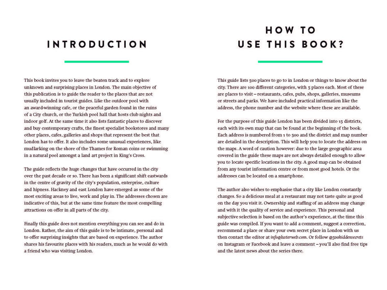 The 500 Hidden Secrets of London — back cover