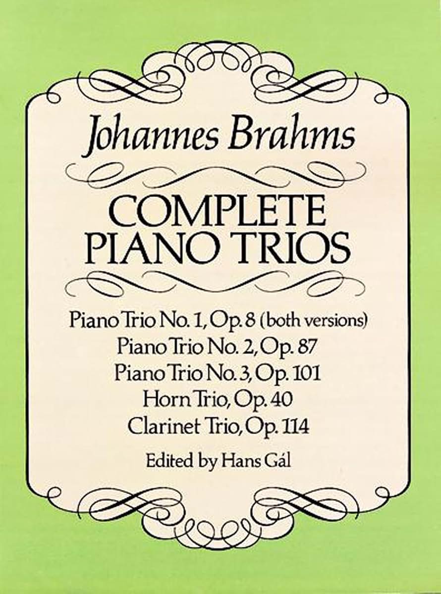 Complete Piano Trios (Dover Chamber Music Scores)