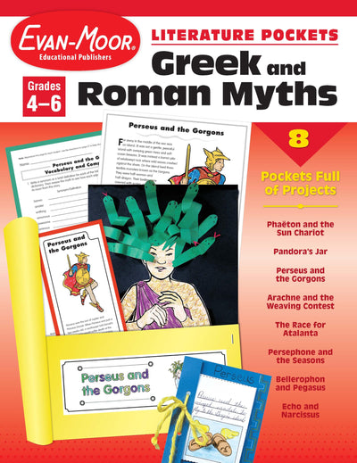 Literature Pockets, Greek & Roman Myths, Grades 4-6