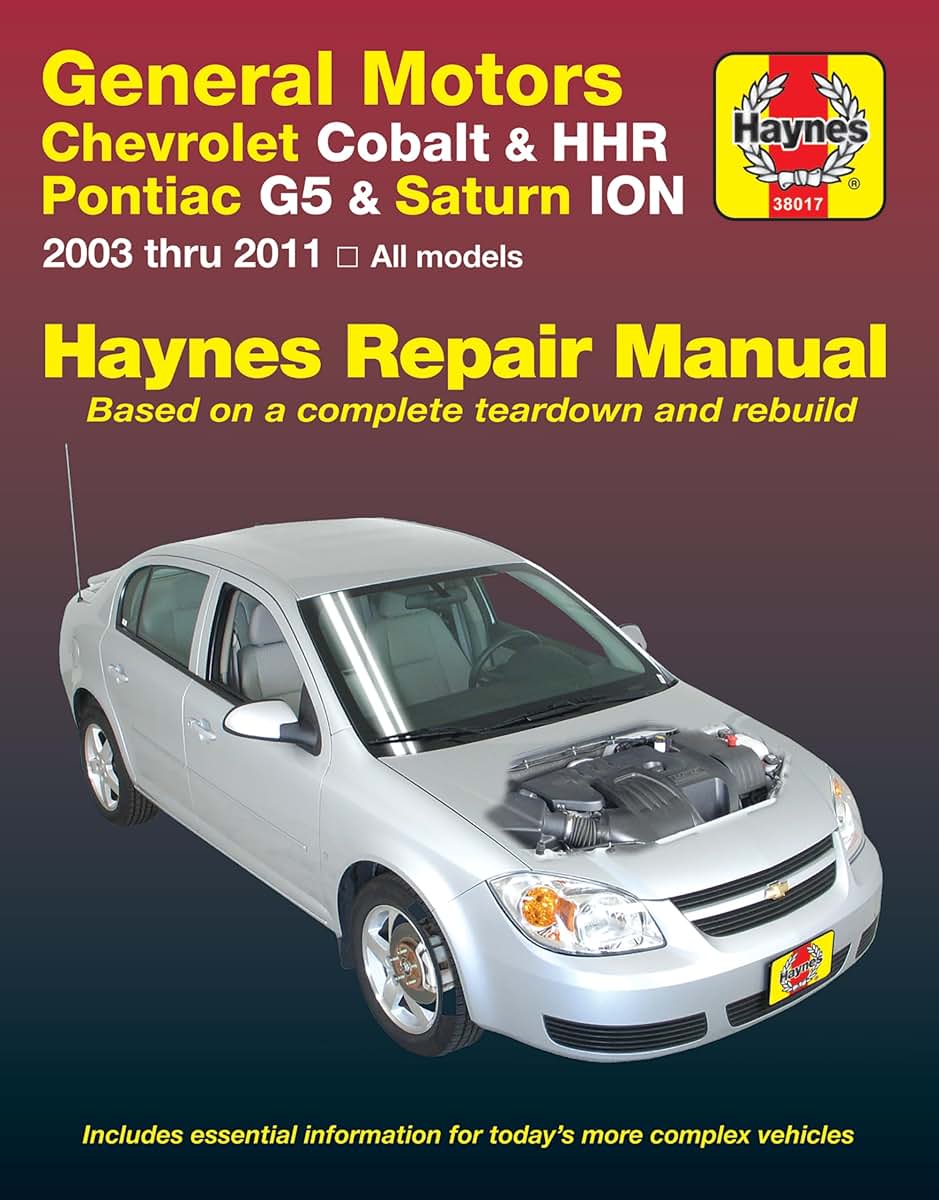 Chevrolet Cobalt (05-10), Chevrolet HHR (06-11), Pontiac G5 (07-09) & Pontiac Pursuit (05-06) Haynes Repair Manual