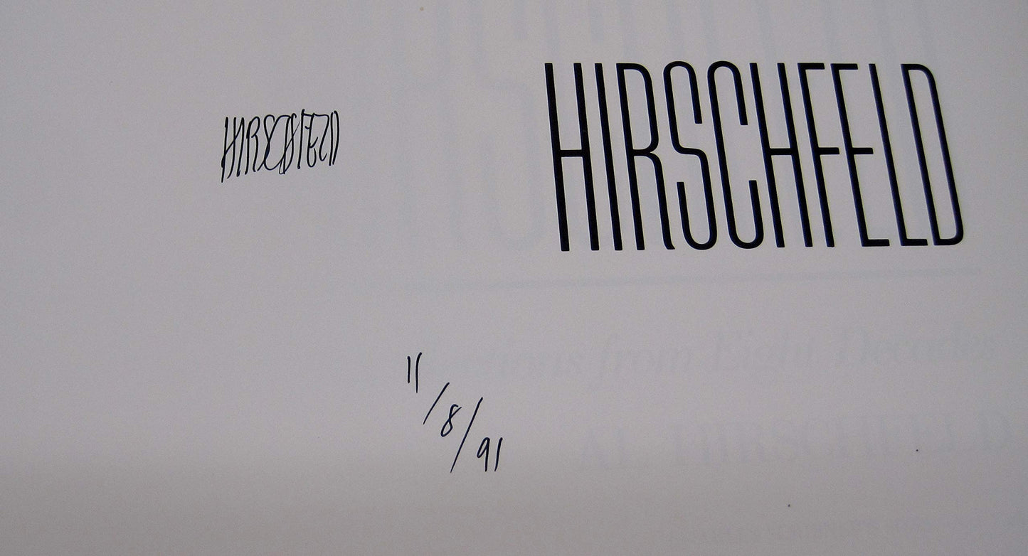 Hirschfeld: Art and Recollections From Eight Decades by Al H