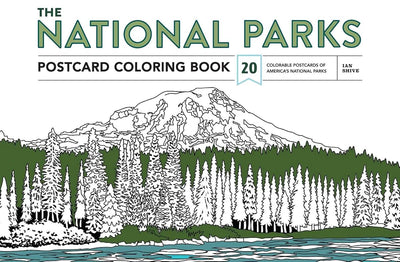 The National Parks Postcard Coloring Book: 20 Colorable Postcards of America's National Parks