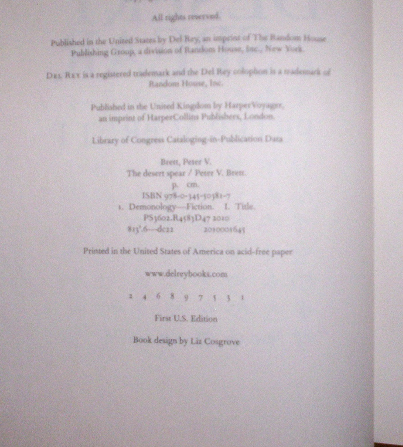 The Desert Spear: Book Two of The Demon Cycle