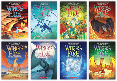 Wings of Fire #1-#8: A Graphic Novel Books Collection Set