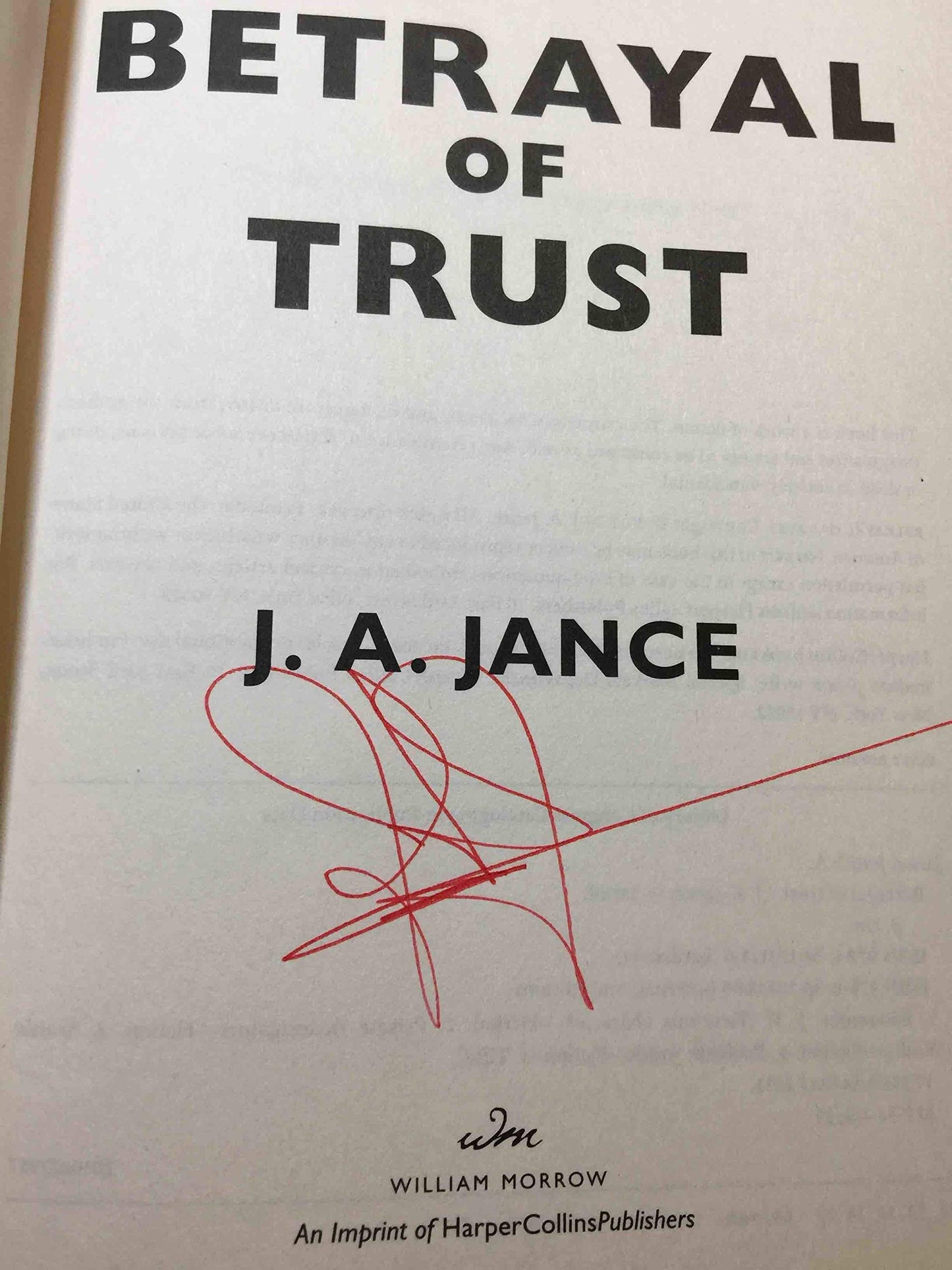 Betrayal of Trust: A J. P. Beaumont Novel (J. P. Beaumont Novel, 20)