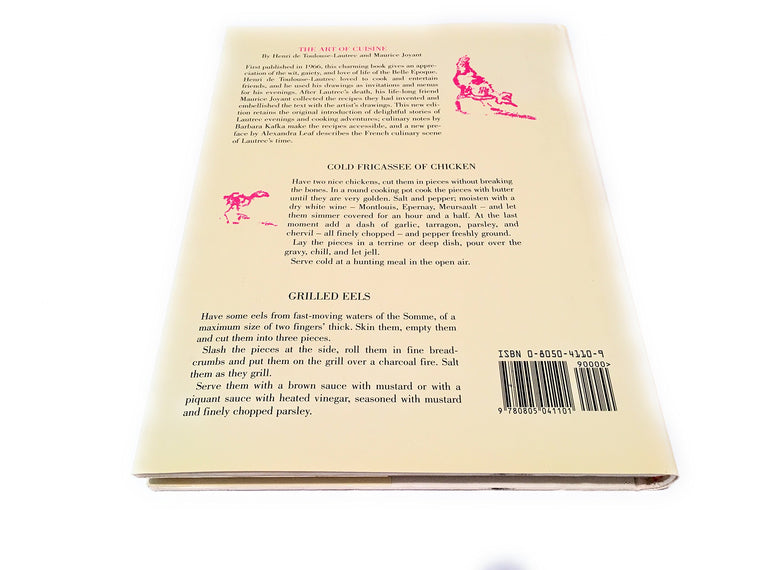 The Art of Cuisine — back cover