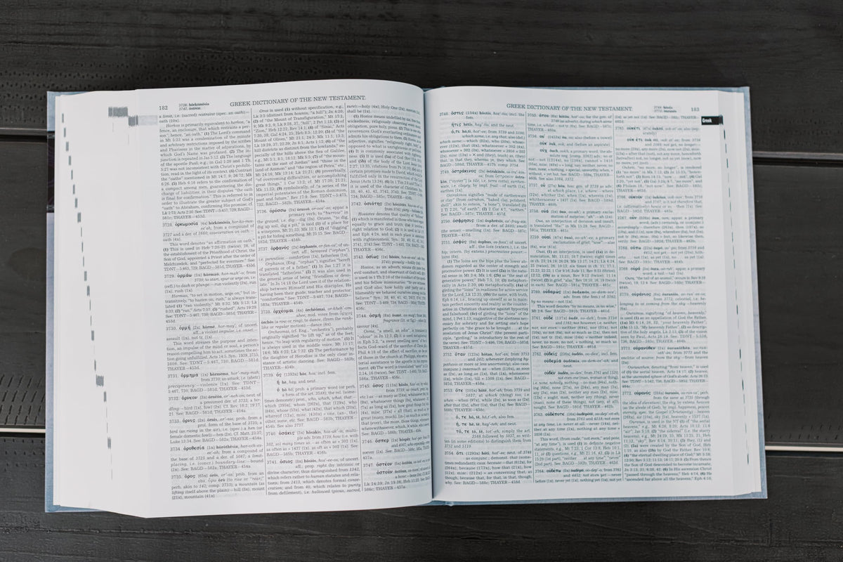 The New Strong's Expanded Exhaustive Concordance of the Bible: Every Word of the Bible Indexed, Red Letter Edition
