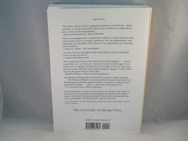 The Power of Images: Studies in the History and Theory of Response — back cover