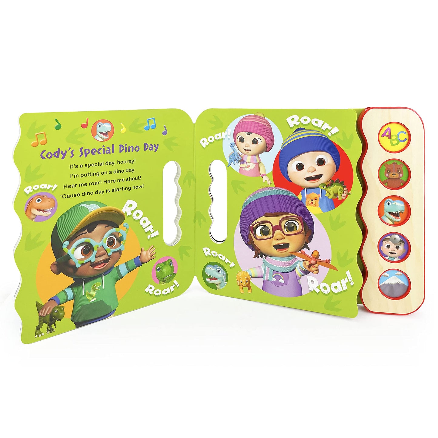 Cocomelon Let's All Sing Together 5-Button Song Book: Sing and Read Toy Book with JJ and Friends