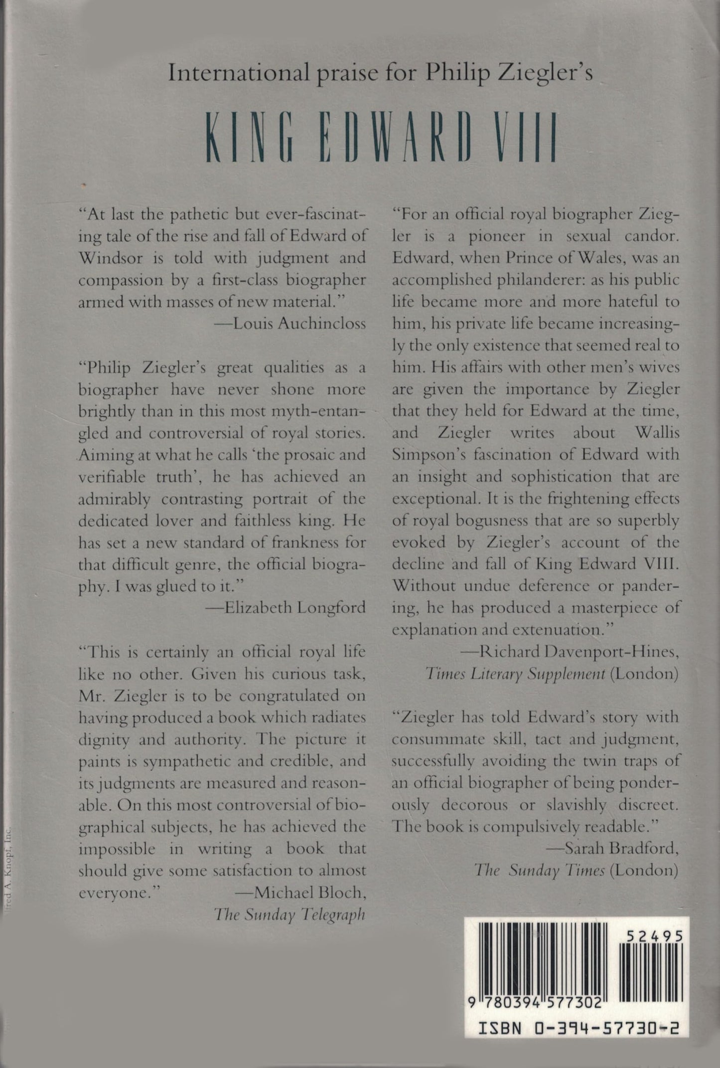 King Edward VIII: A Biography by Ziegler, Philip