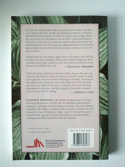 Under the Unpredictable Plant: An Exploration in Vocational Holiness