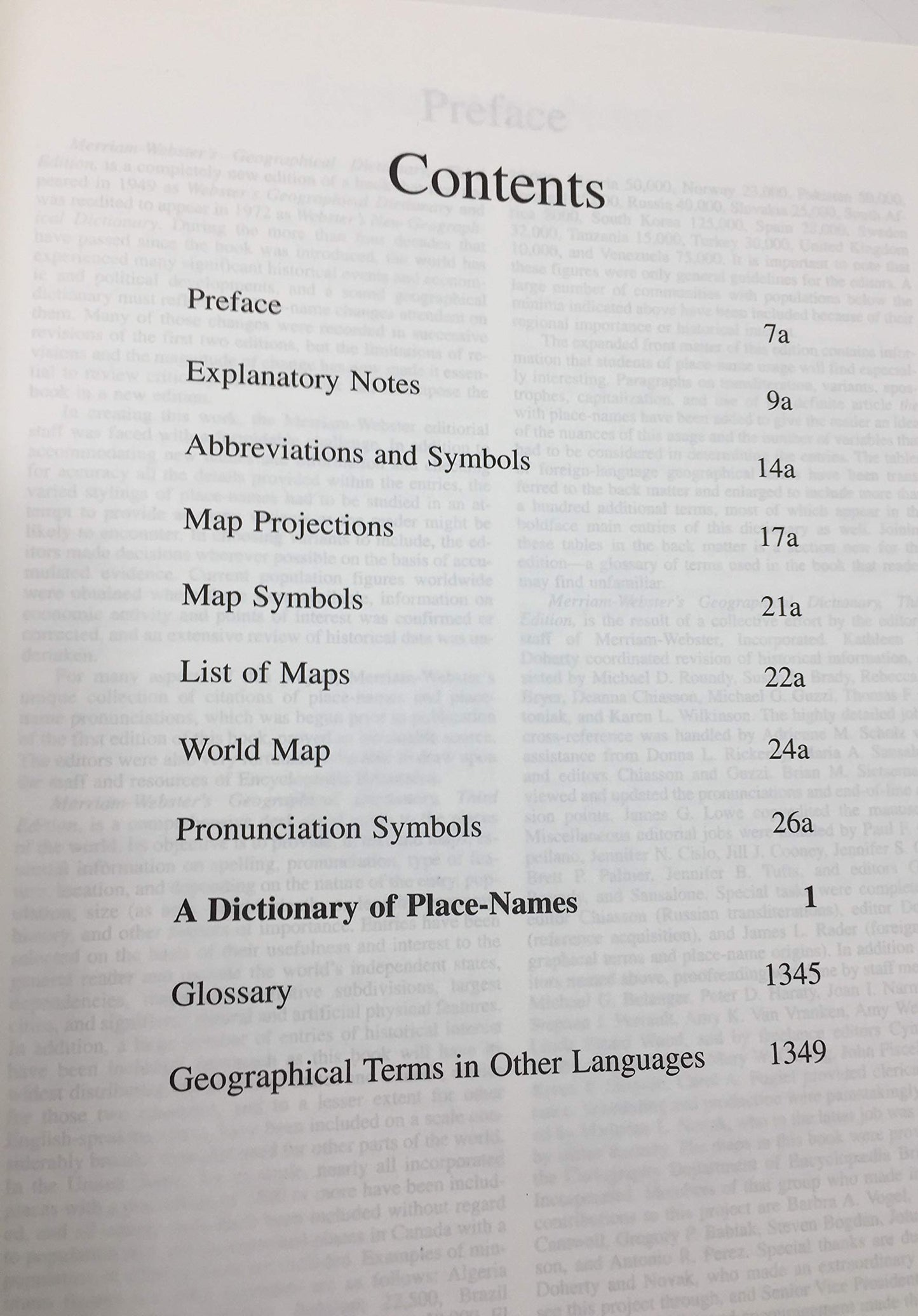 Merriam-Webster's Geographical Dictionary