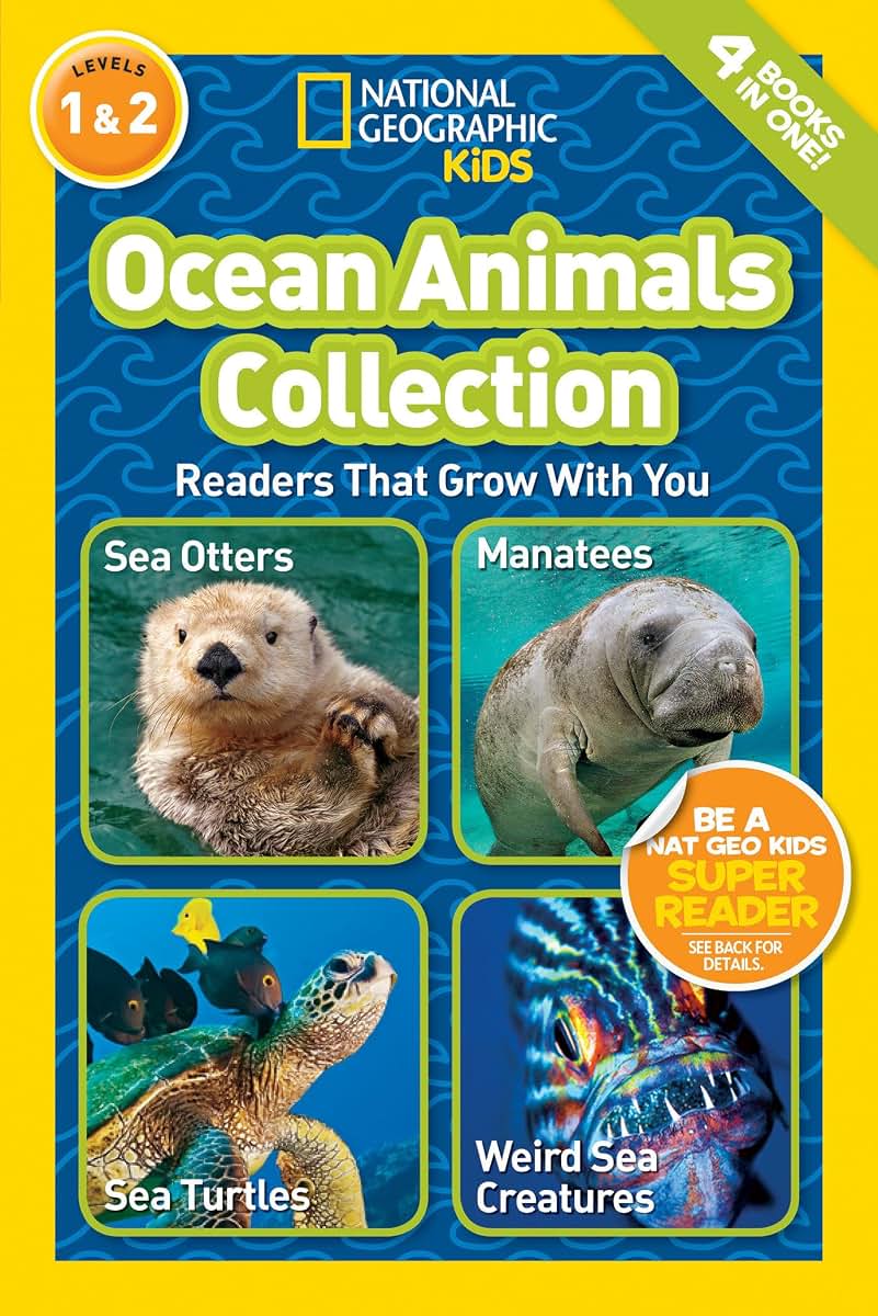 Ocean Animals Collection (National Geographic Kids Readers, Levels 1 & 2): Readers That Grow With You