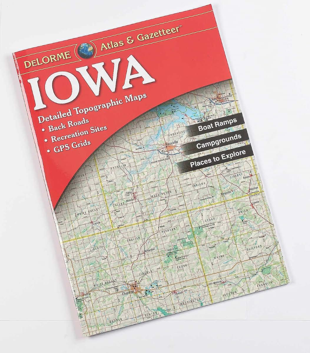Iowa Atlas & Gazetteer (Delorme Atlas & Gazetteer)