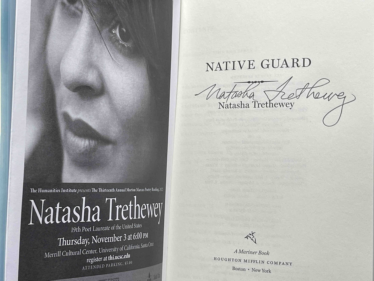 Native Guard, Poems