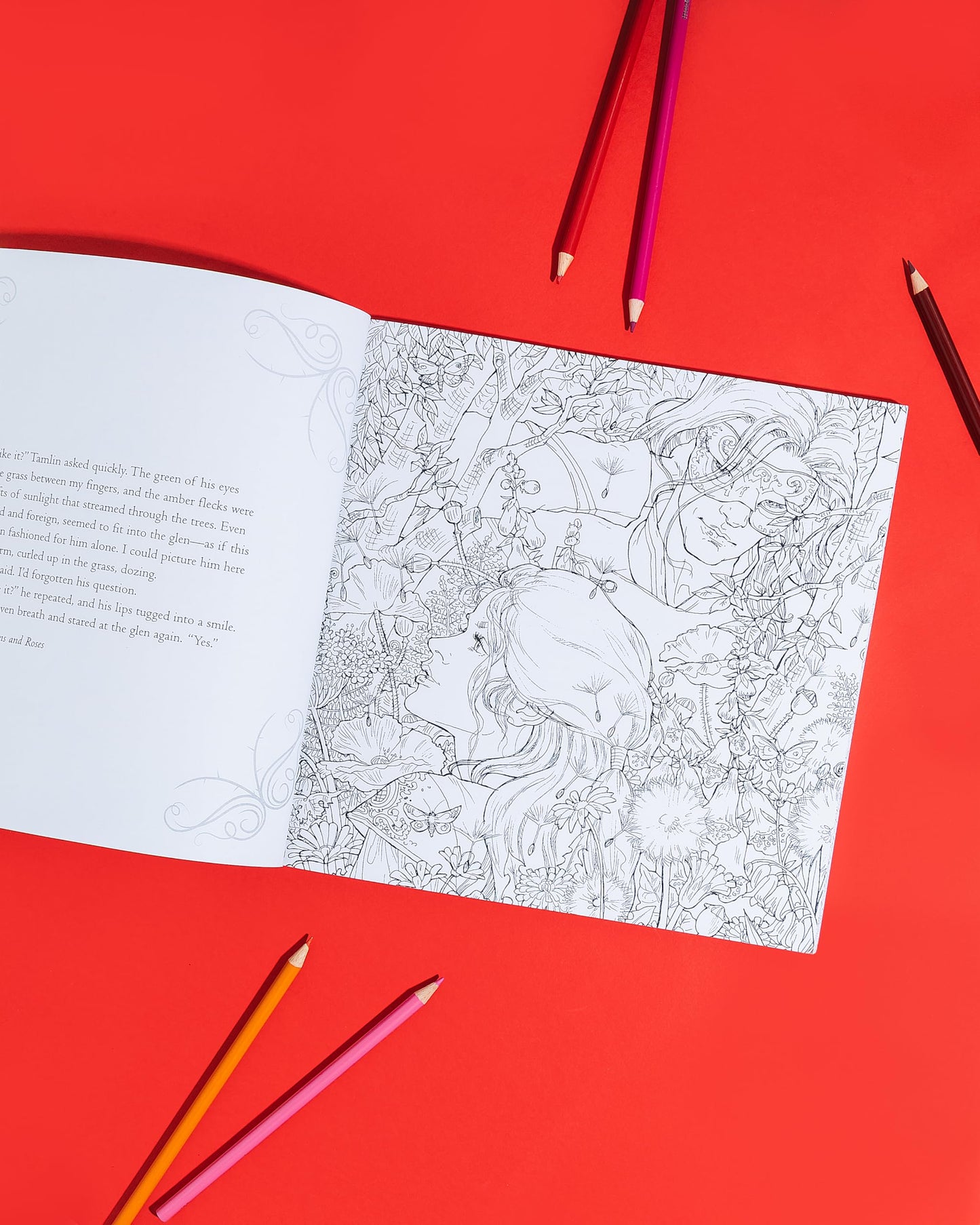 A Court of Thorns and Roses Coloring Book
