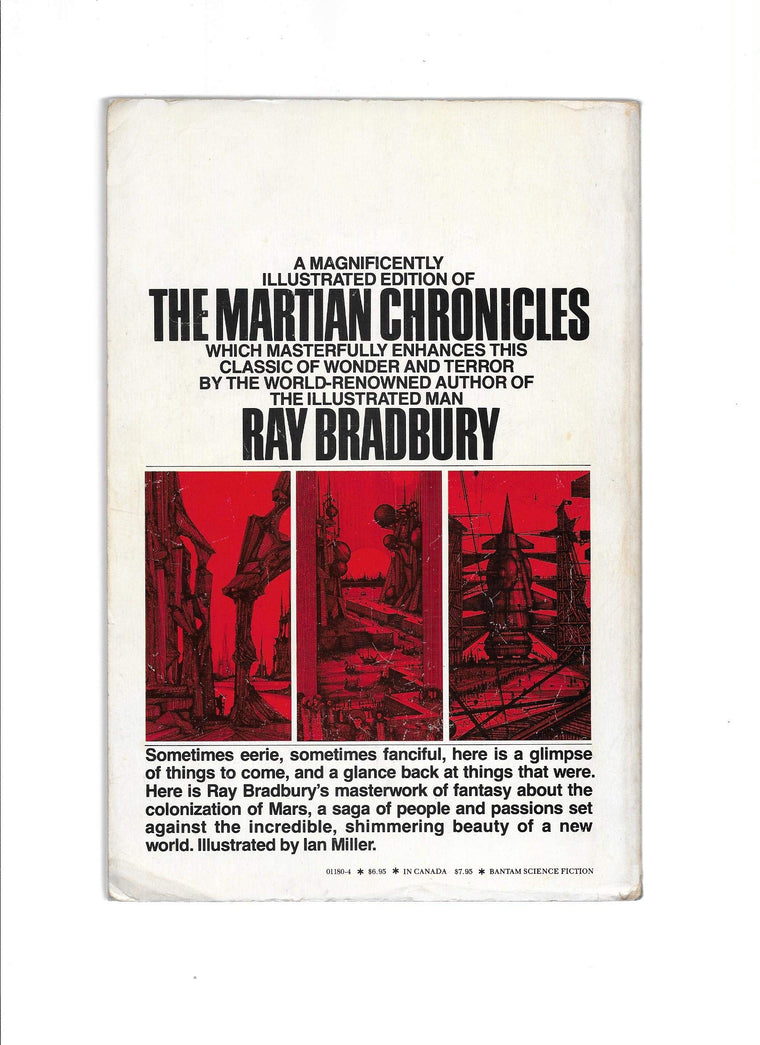 The Martian Chronicles — back cover