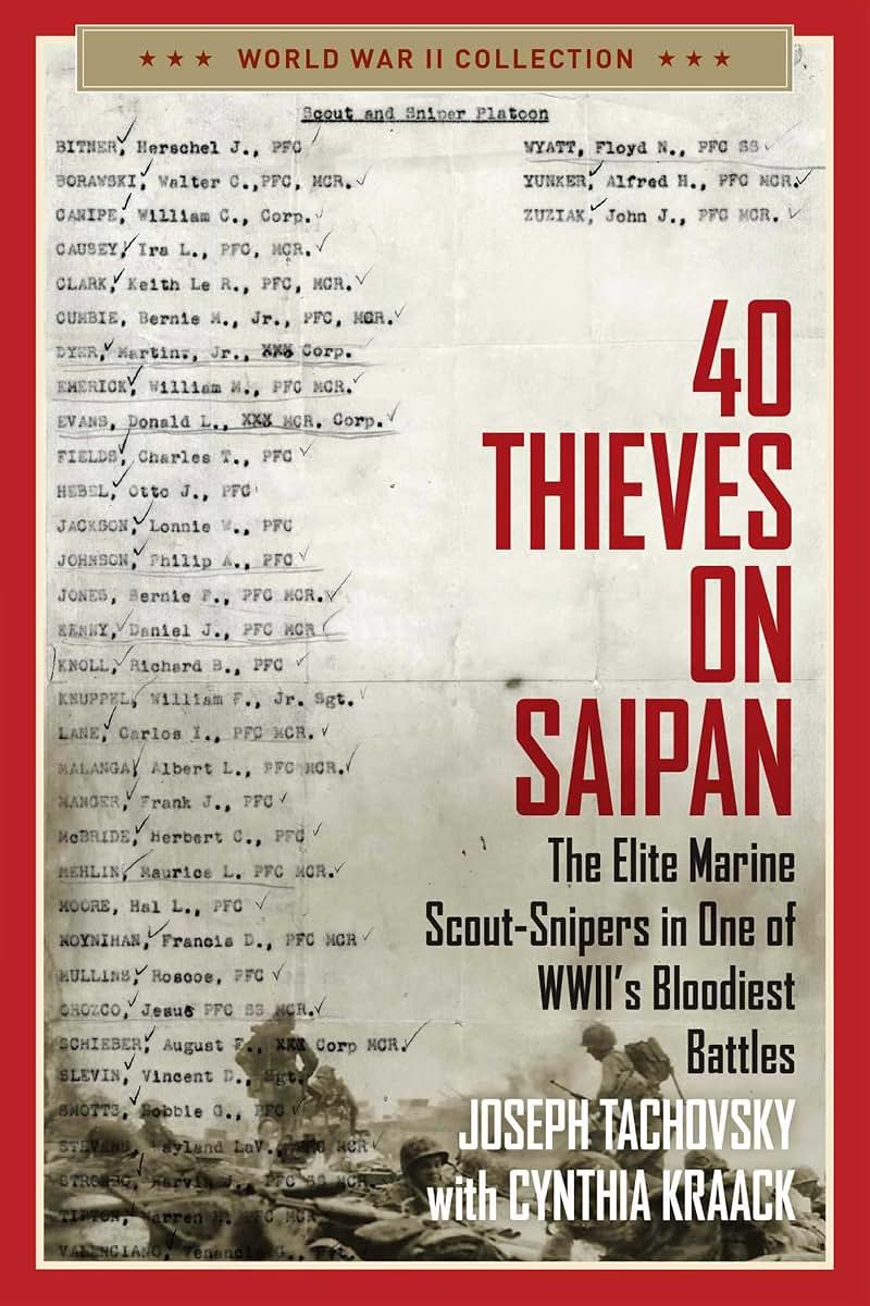 40 Thieves on Saipan: The Elite Marine Scout-Snipers in One of WWII's Bloodiest Battles (World War II Collection)