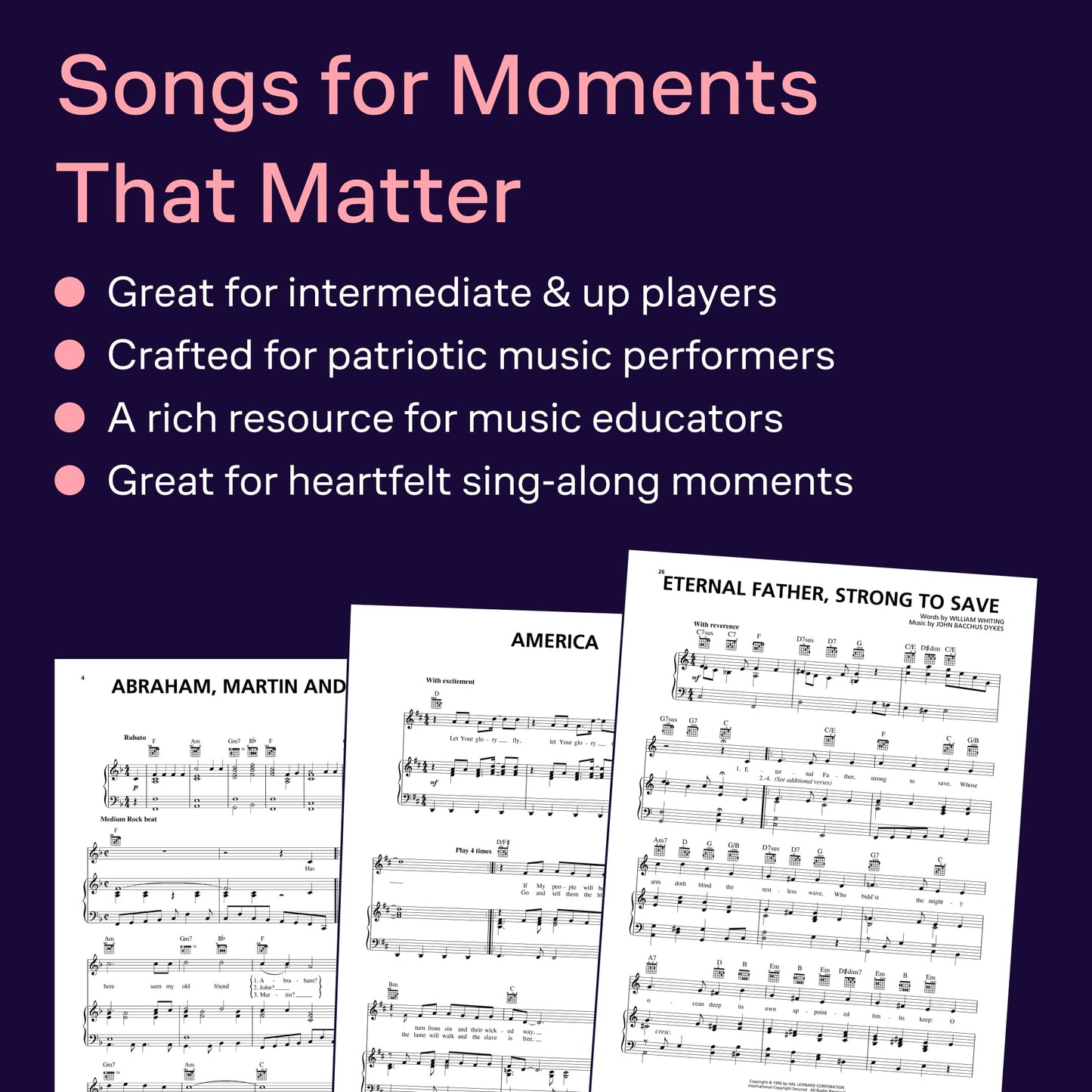 Irving Berlin's God Bless America & Other Songs for a Better Nation: National Federation of Music Clubs 2024-2028 Selection (Piano/Vocal/guitar Songbook)