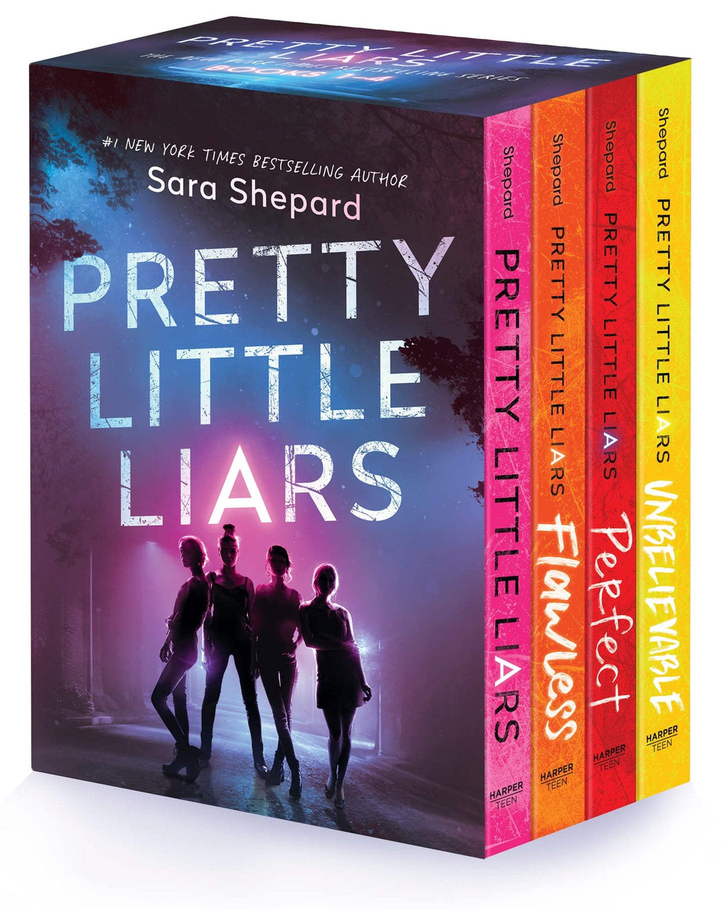 Pretty Little Liars 4-Book Paperback Box Set: Pretty Little Liars, Flawless Perfect, Unbelievable-Young Love, Friendship and Suspense in One Collection