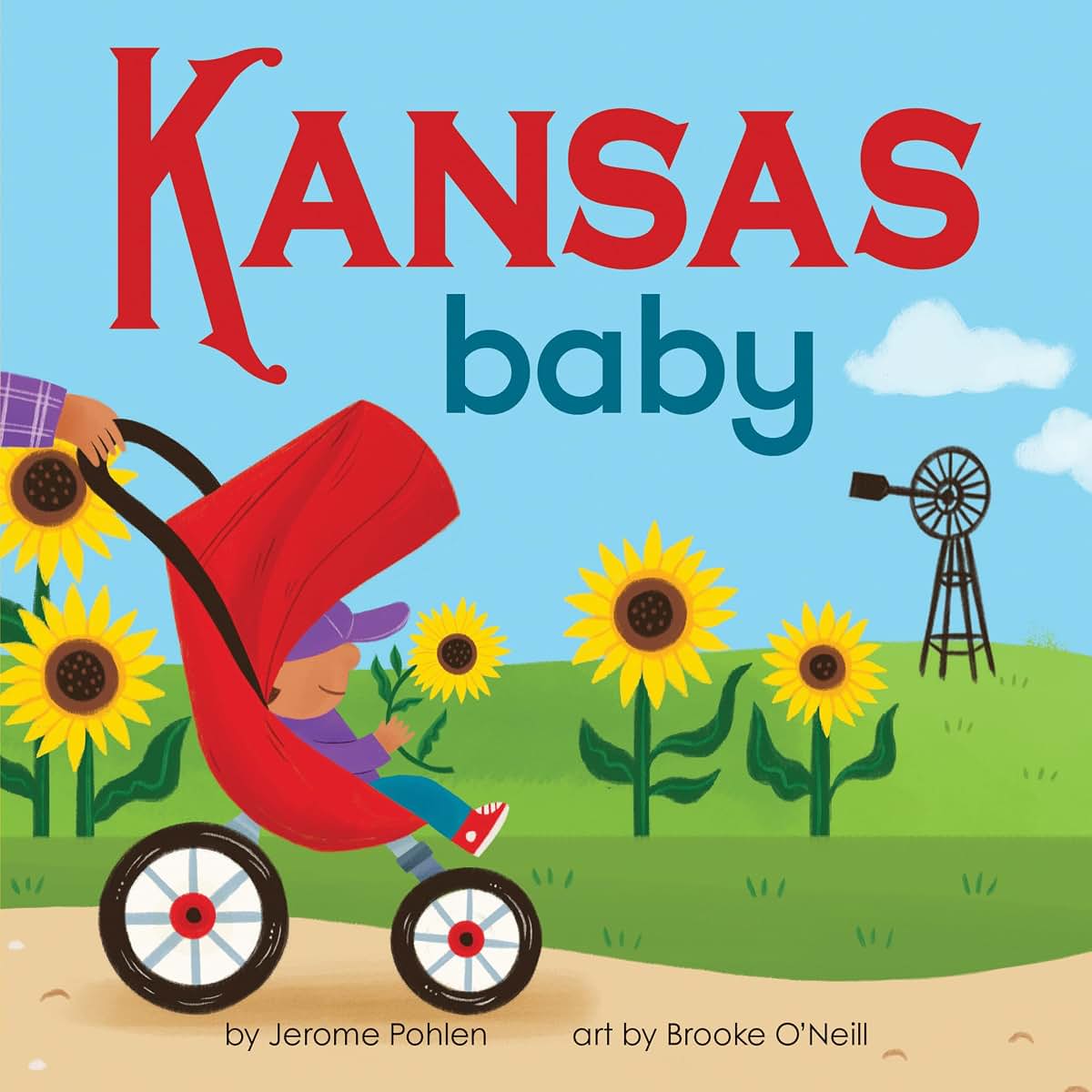 Kansas Baby: An Adorable & Giftable Board Book with Activities for Babies & Toddlers that Explores the Sunflower State (Local Baby Books)