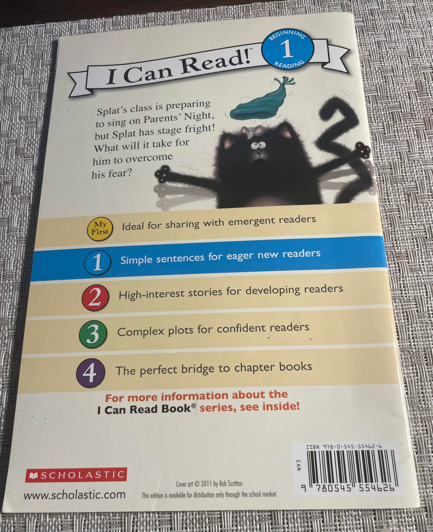 Splat the Cat: Splat the Cat Sings Flat (I Can Read Level 1)