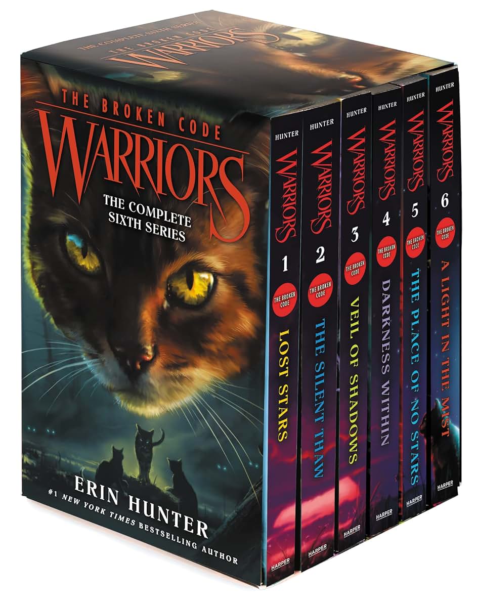 Warriors: The Broken Code Box Set: Volumes 1 to 6 by Hunter,