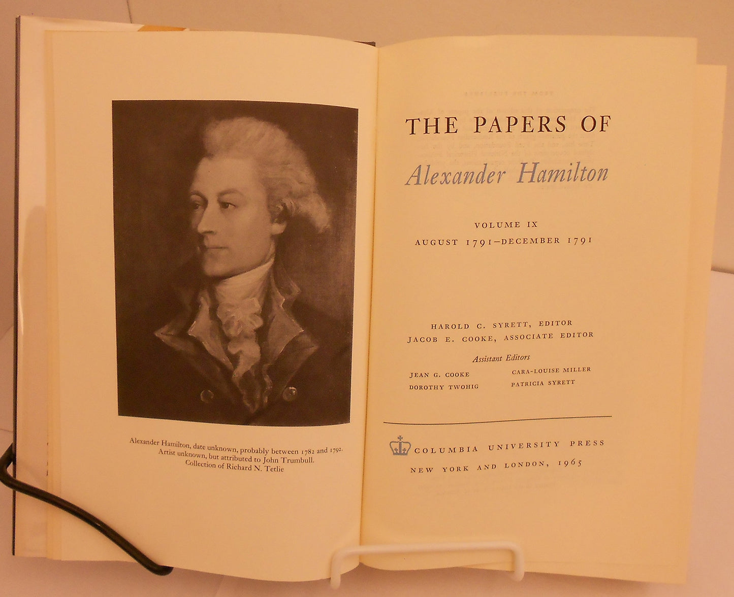 The Papers of Alexander Hamilton Vol 9