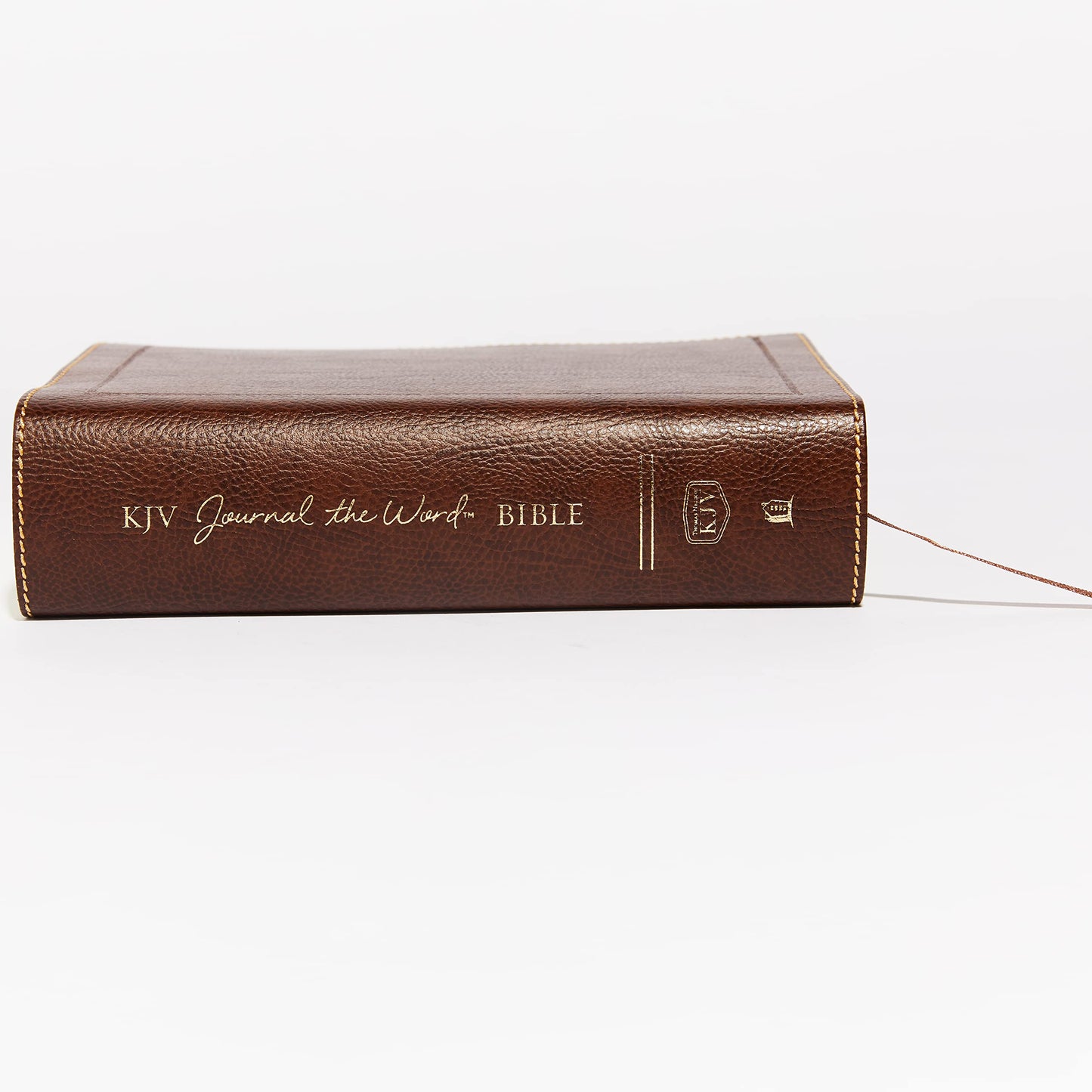 KJV Large Print Bible, Journal the Word, Reflect, Journal or Create Art Next to Your Favorite Verses (Brown Bonded Leather, Red Letter: King James Version)