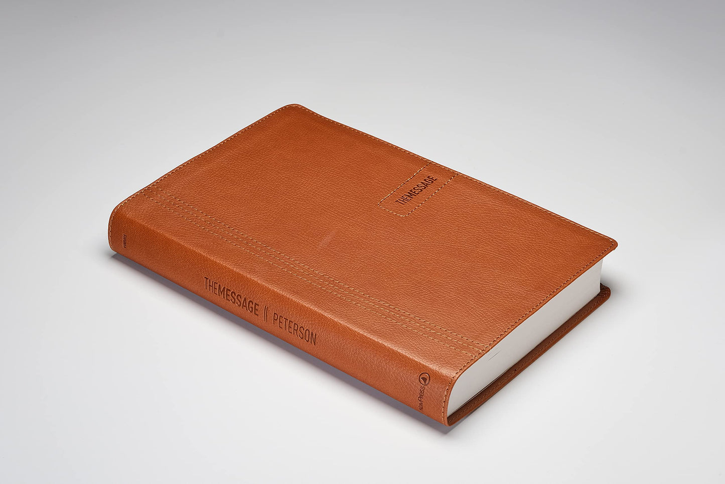The Message Slimline (Leather-Look, Saddle Tan): The Bible in Contemporary Language