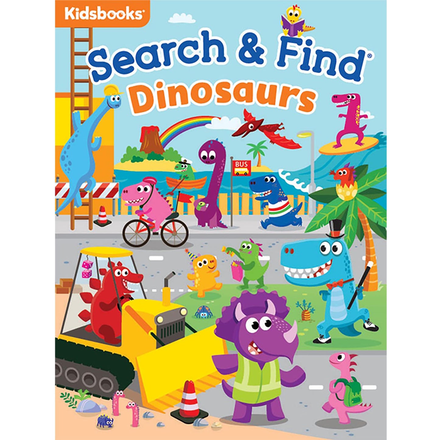 My First Search & Find: Dinosaurs Board Book - Fun Dinosaur Search for Toddlers Ages 2+ Boost Focus, Learn Colors & Numbers Great Read-Together Gift