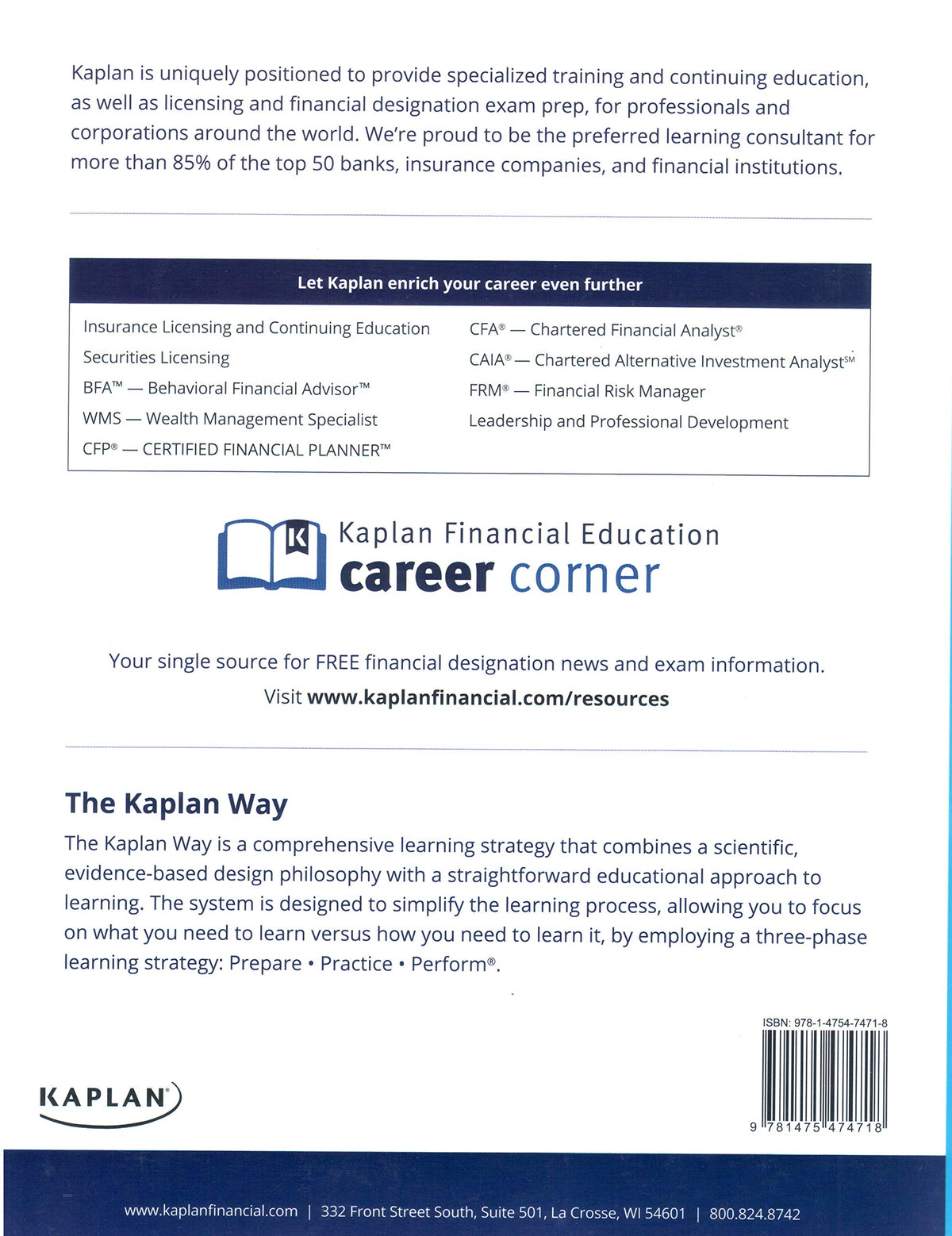 Kaplan Series 65 License Exam Manual, 11th Edition (Paperback): Comprehensive Securities Licensing Exam Manual