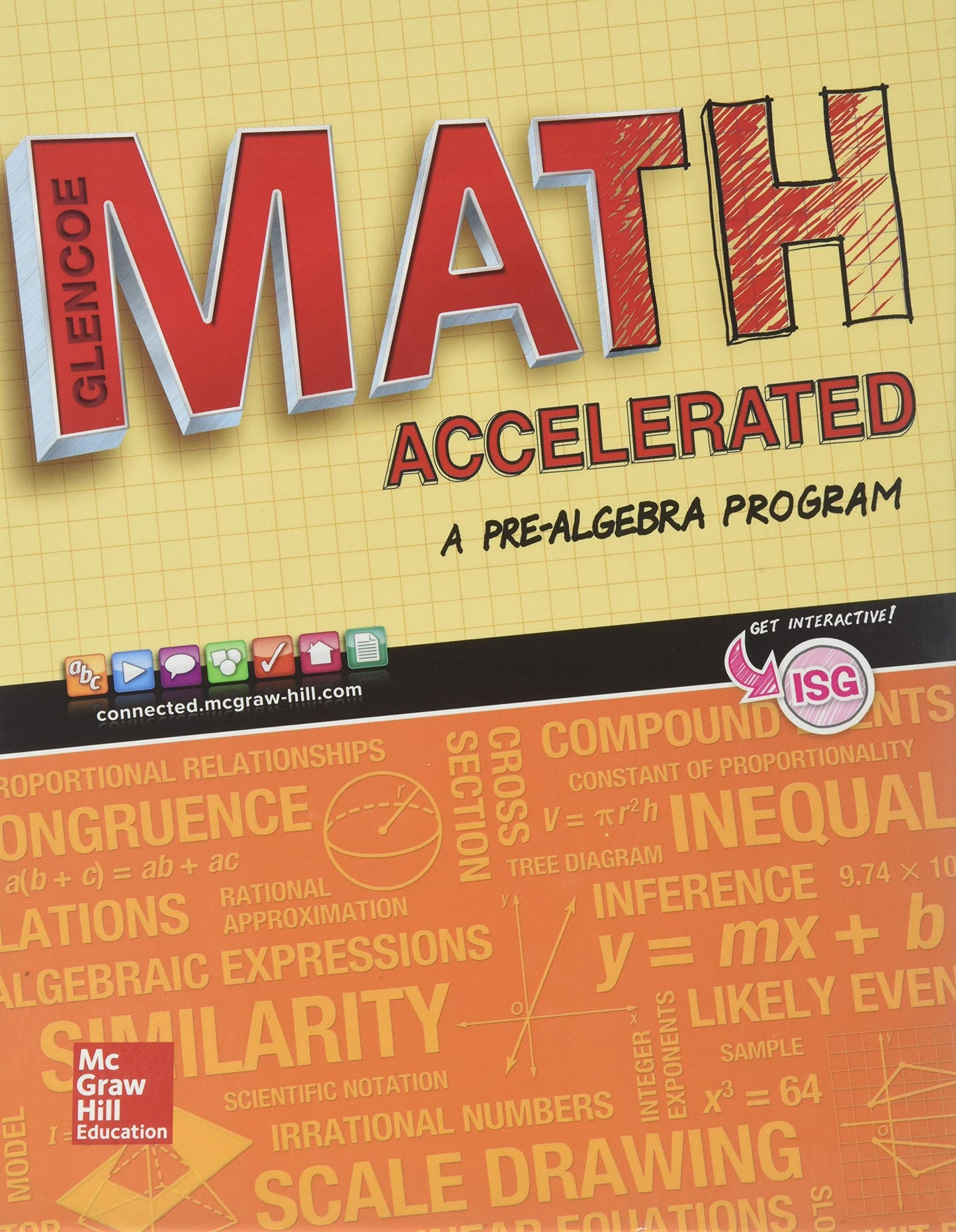 Glencoe Math Accelerated 2017 Student Edition (MATH APPLIC &
