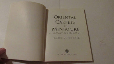 Oriental Carpets in Miniature: Charted Designs for Needlepoint or What You Will
