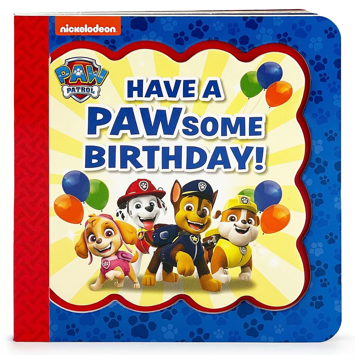 Paw Patrol Happy Pawsome Birthday; Greeting Card Board Book with Personalization Flap, Gifts for Birthdays (Little Bird Greetings)