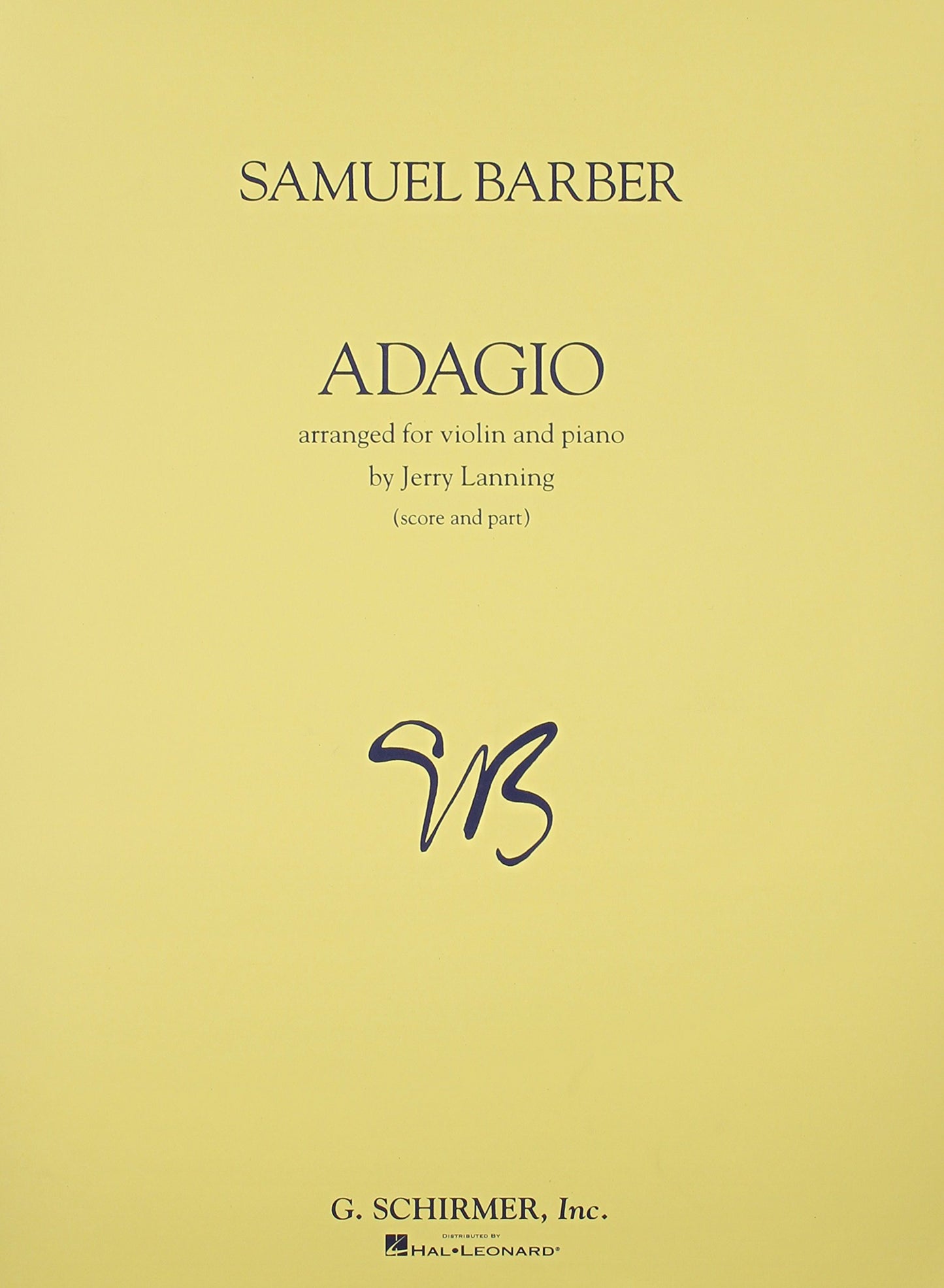 Adagio for Violin and Piano: Violin and Piano