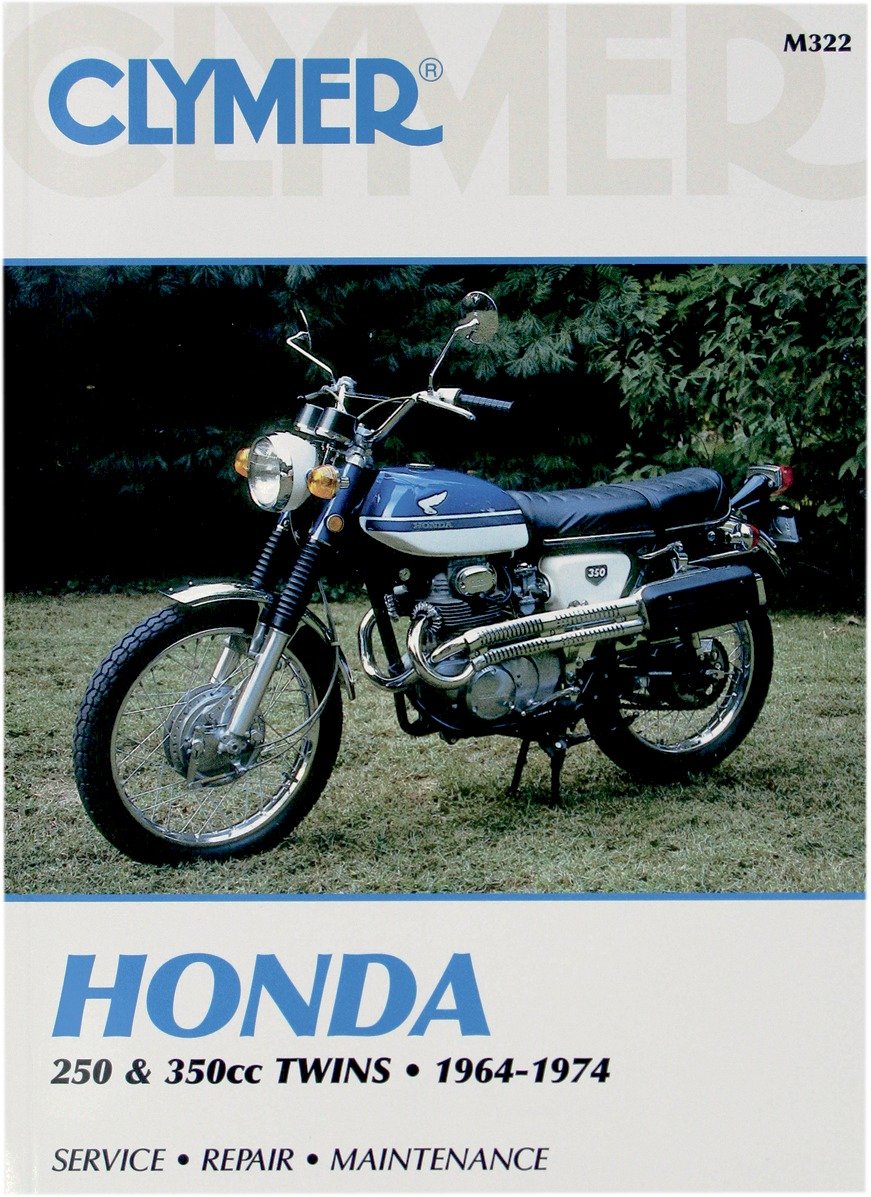 Honda 250 & 350 CC Twins Motorcycle (1964-1974) Service Repa