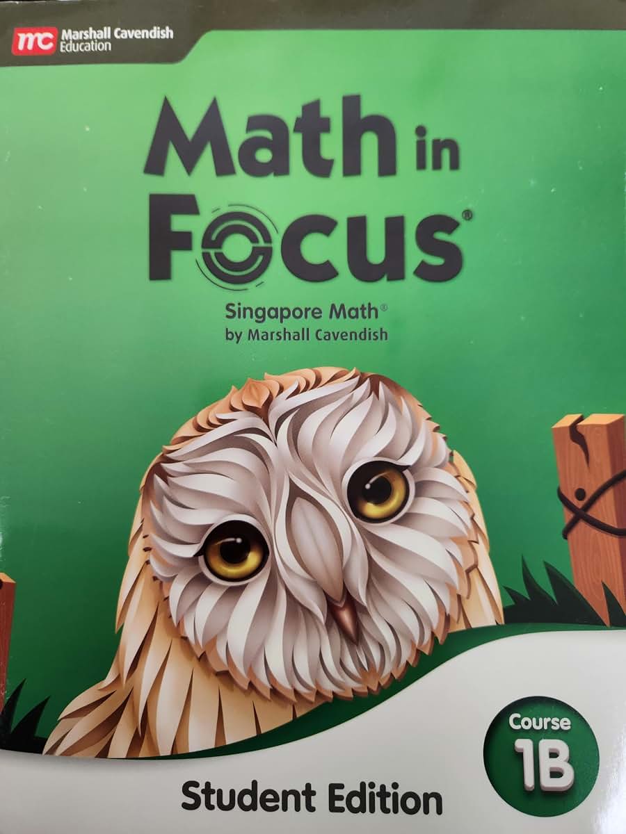 Student Edition Volume B Course 1 2020 (Math in Focus)