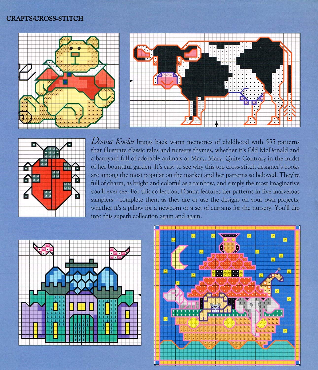 Donna Kooler's 555 Cross-Stitch Patterns for the Young at Heart