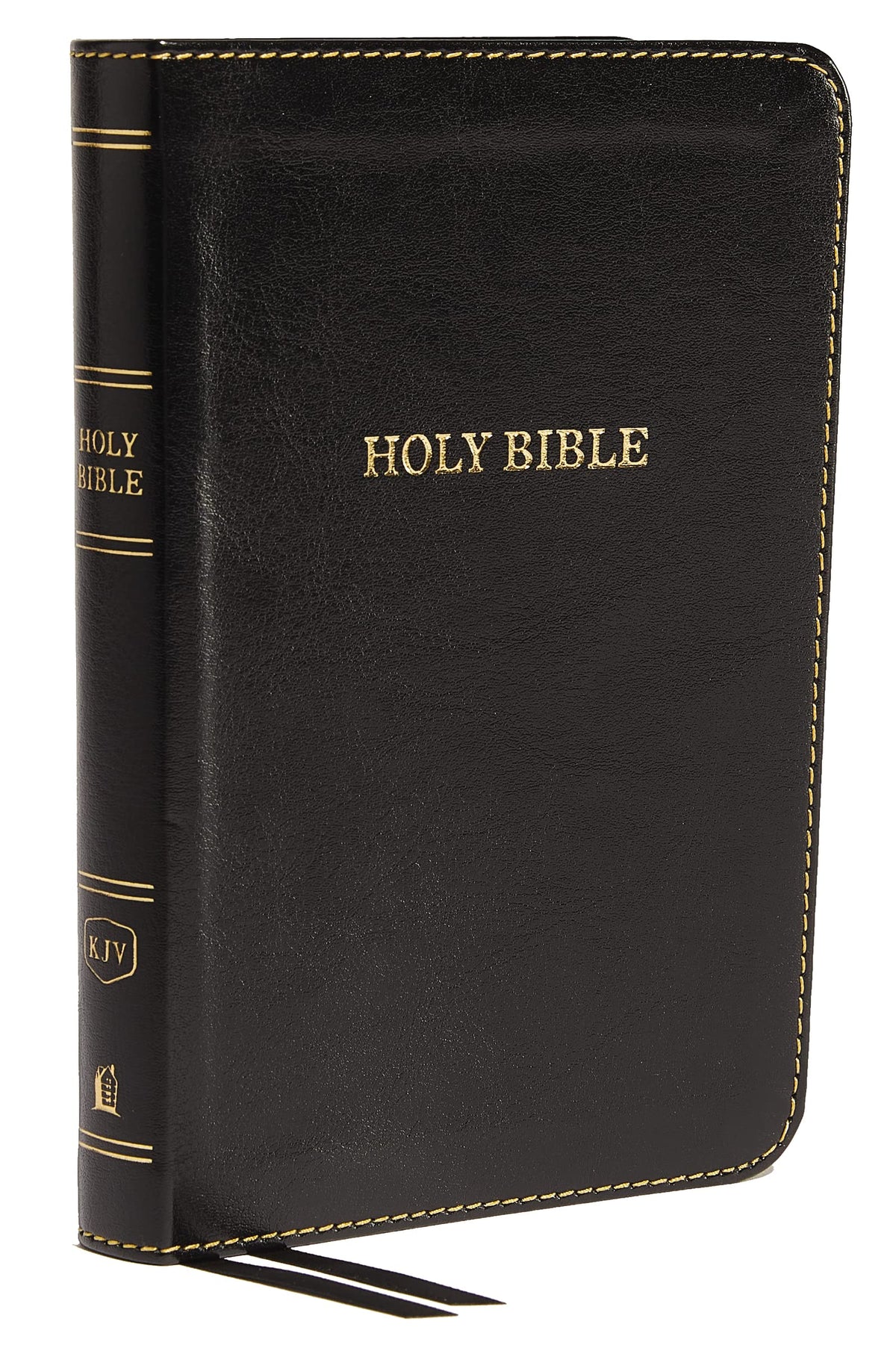 KJV Holy Bible: Compact Thinline, Black Leathersoft, Red Letter, Comfort Print: King James Version