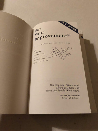 FYI: For Your Improvement, A Development and Coaching Guide (3rd Edition)