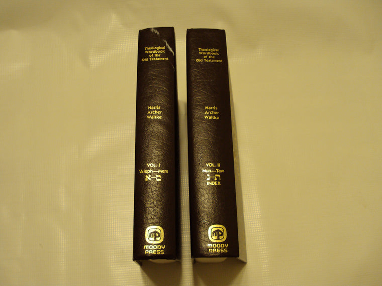 Theological Wordbook of the Old Testament — back cover