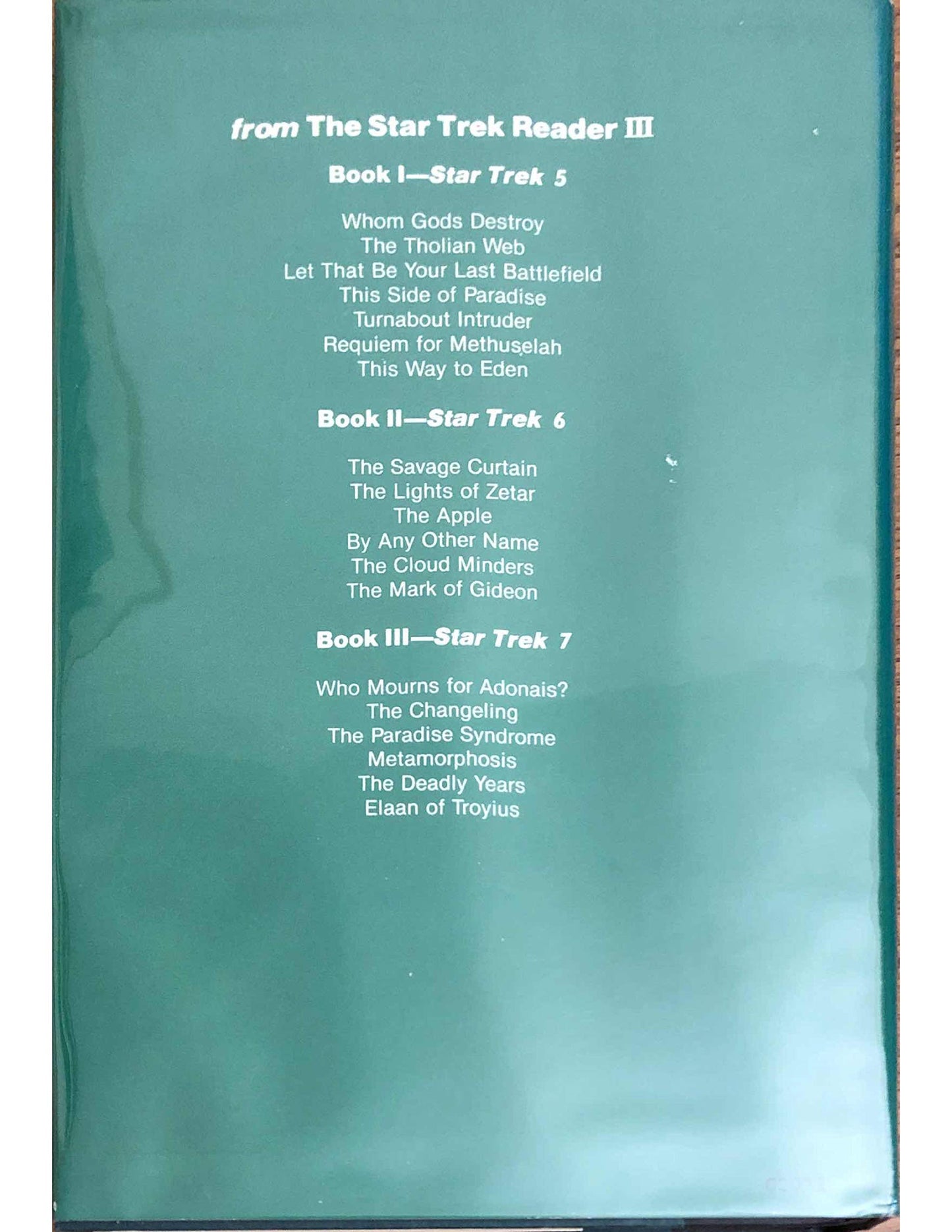 The Star Trek Reader III by Blish, James