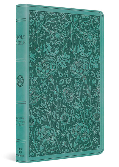 ESV Premium Gift Bible (TruTone, Teal, Floral Design): Holy