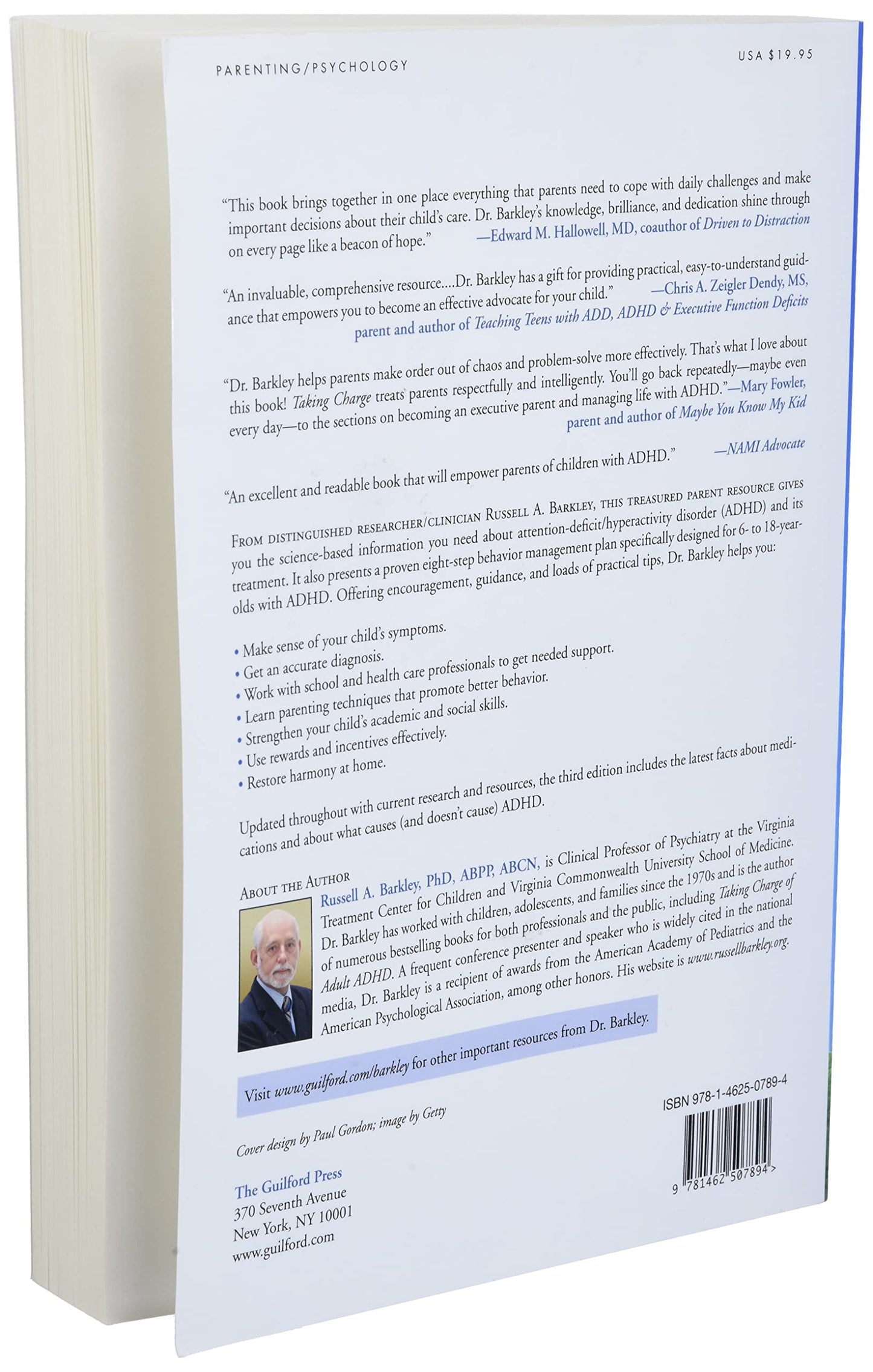 Taking Charge of ADHD, Third Edition: The Complete, Authoritative Guide for Parents