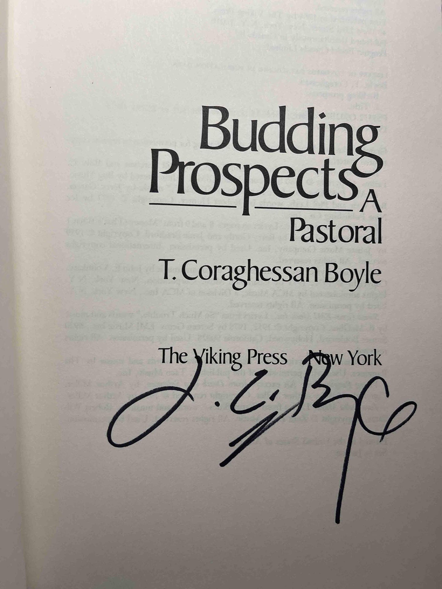 Budding Prospects by T. C. Boyle