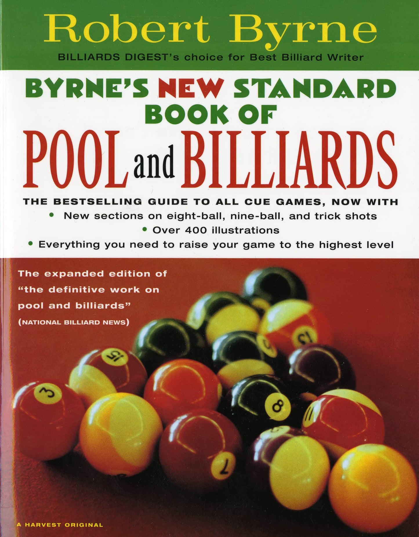 Byrne's New Standard Book Of Pool And Billiards by Byrne, Ro
