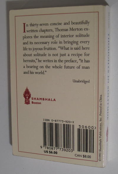 Thoughts in Solitude (Shambhala Pocket Classics)