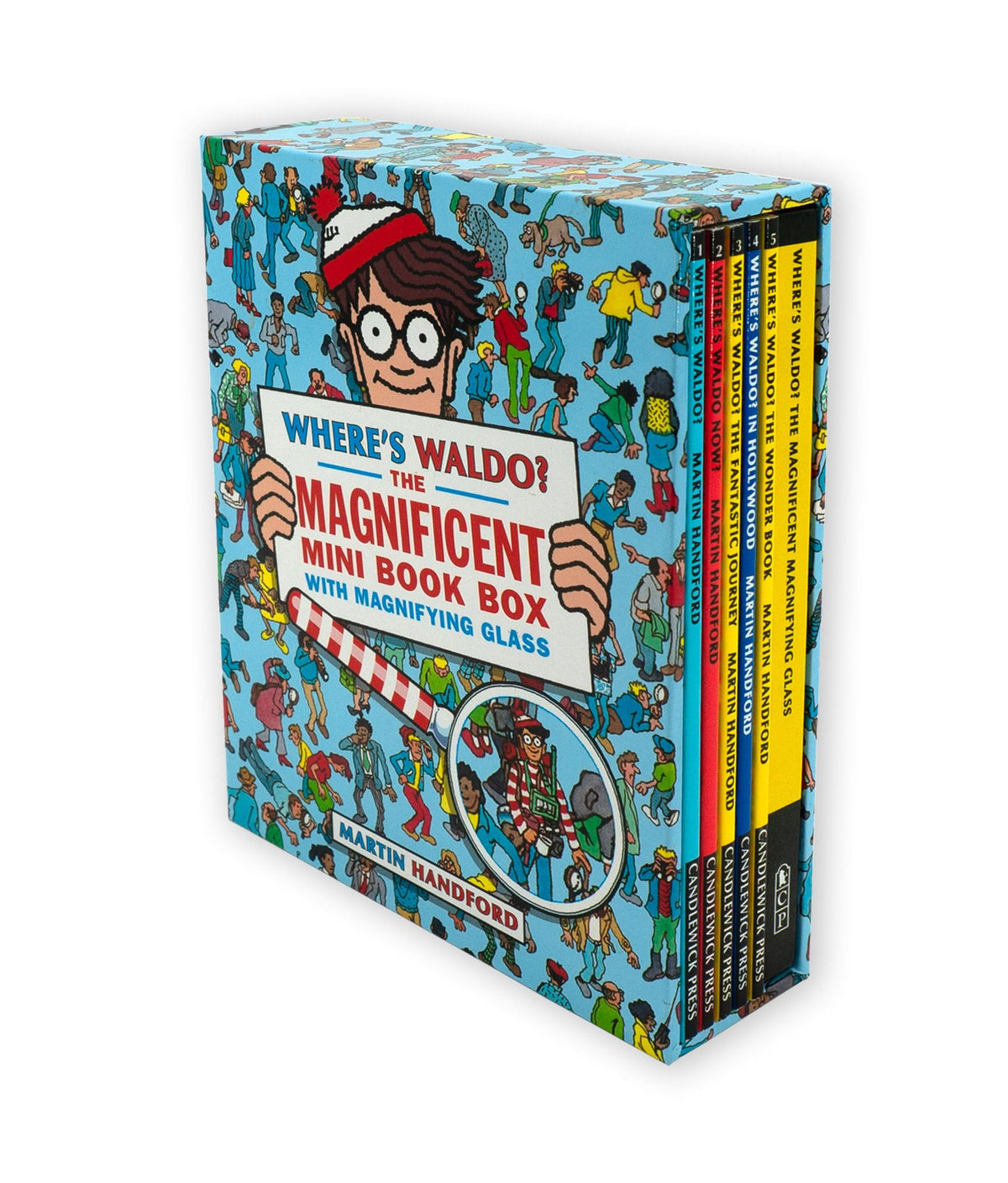 Where's Waldo? The Magnificent Mini Boxed Set: (A Compact, Travel-Sized Box Set of 5 Hidden Object Activity Books, Packed with Search & Find Puzzle Adventures - a Perfect Gift for All Ages)