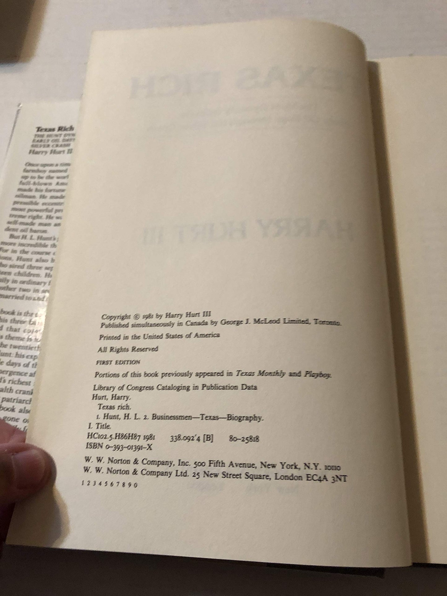 Texas Rich: The Hunt Dynasty, from the Early Oil Days Throug